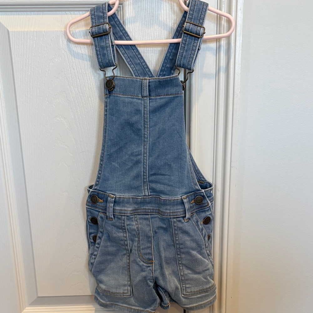 Crewcuts Light Blue Kids Size 6 Denim Overalls